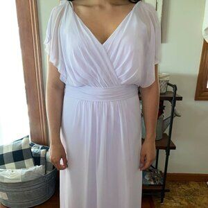 Jasmine Georgette Bridesmaid Dress in Lavender Ice